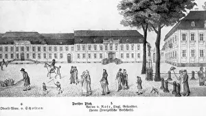 Linden: Pariser Platz in Berlin, around 1820