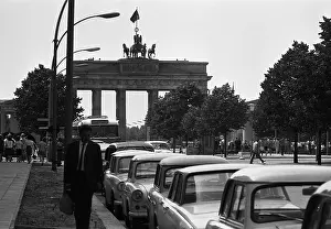 Trabi: Pariser Platz with Brandenburg Gate, Berlin, 1965