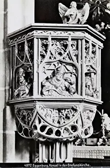 Pulpits: Parish church St. Stephan in Eggenburg
