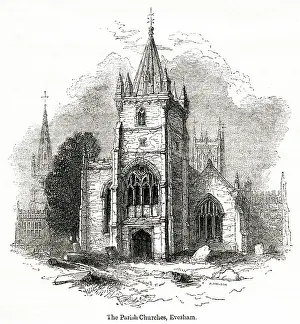Worcs: Parish churches of Evesham, Worcestershire