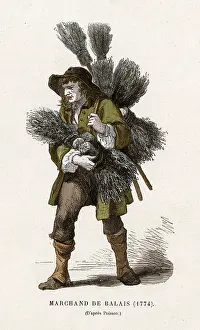 Brooms: PARISIAN BROOM SELLER