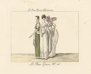 Mesangere: Three Parisian graces, circa 1800