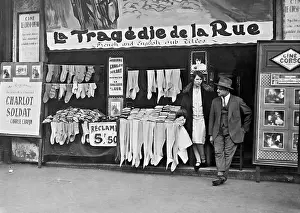 Socks: Parisian street vendor