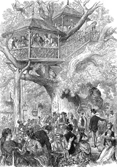 Sceaux: Parisians at Sceaux: Dining in a Tree 1872