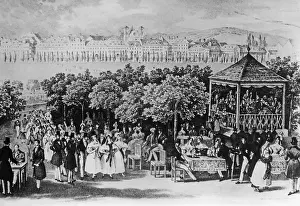 Walkers: The Park-Cafe in Vienna in the 19th century