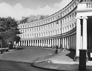 Colonnaded: Park Crescent, London