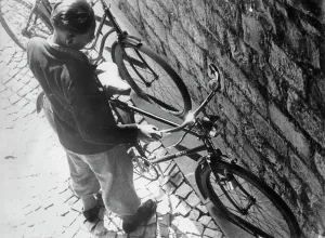 Socalled: Park Plates on bicycle