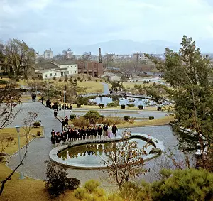 Pieck: Park scene in Hamhung, North Korea