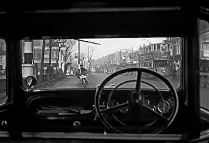 Windscreen: Parked car, Croydon, Surrey