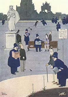 Diversion: Parks in Spring by William Heath Robinson