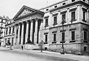 Congreso: Parliament building in Madrid, 1931