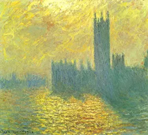 Glare: Parliament in Storm, by Monet
