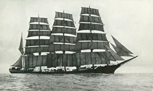 Masted: Parma - a four-masted steel-hulled barque