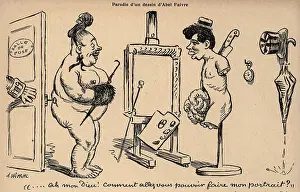 Willette: Parody of A Drawing by Abel Faivre