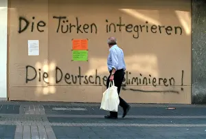 1990er: Parole against xenophobia in Solingen