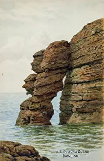 Dawlish: Parson and Clerk rocks, Dawlish, South Devon