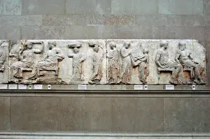 Parthenon: Parthenon. Part of the central section of the east frieze. B