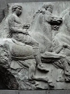 Parthenon: Parthenon. Elgin Marbles. Cavalcade. South Frieze