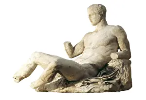 Phidias: Parthenon pediment.. Figure of Dionysus
