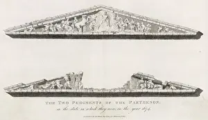 Pediments: PARTHENON PEDIMENTS 1674