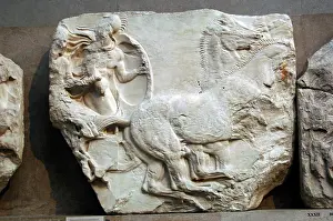 Parthenon: Parthenon. South frieze. 447-432BC. Cavalry. XXXI panel. Bri