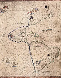 1527: Partial Map of the World