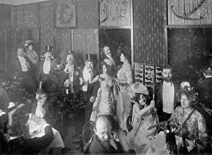 Toast: Participants of a carnival in Berlin, 1902