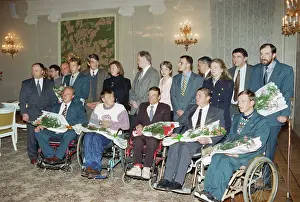 Disabled: Participants of environmental super marathon