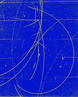 Accelerator: Particle Tracks in Cloud Chamber