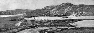 Liaoning: The partition of China. Panoramic view of Port Arthur