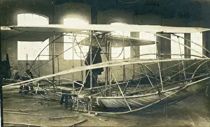 Quadruplane: A partly-built Baden-Powell ?Quadruplane? c.1910-1911