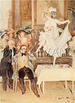Witwe: PARTY/DANCING ON TABLE