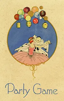 Pierrot: Party Game greetings card