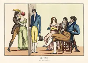 Hachette: Party goers playing the Convent Porter game