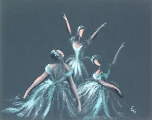 Pas de Trois - Three Ballet Dancers