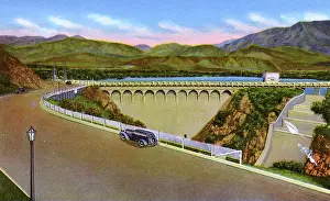 Arroyo: Pasadena, California, USA - Devil's Gate Dam, Arroyo Seco