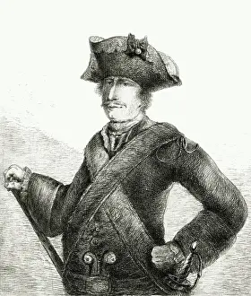 Corsican: PASCAL PAOLI (ETCHING)