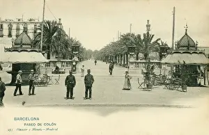 Paseo: Paseo de Colon, Barcelona, Spain