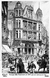 Inaugurated: Passage corner Friedrichstrasse, around 1870
