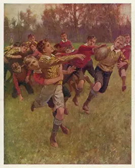 Tackled: Well Passed! Rugby 1910