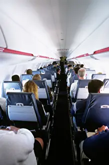 Smt001: Passenger Cabin Of Airplane
