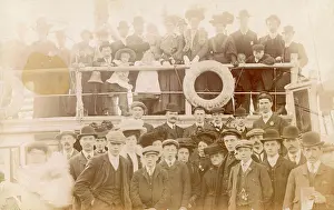 Lifebelt: Passenger on deck of the Prison Ship Success