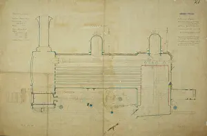 Hackworth: Passenger engine, longitudinal section
