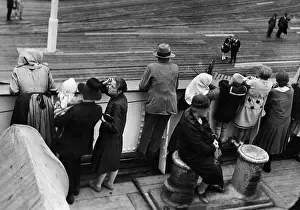Demographics: A passenger ship with emigrants is put out to sea, 1930