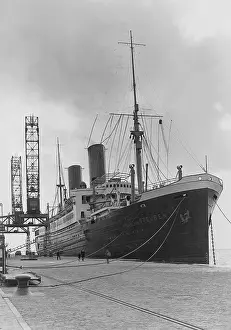 Steuben: The passenger ship General von Steuben in the port