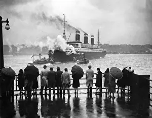 Sailed: Passenger ship Leviathan, formerly Fatherland