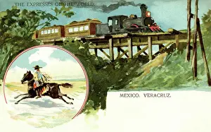 Veracruz: Passenger train serving Veracruz, Mexico, Central America
