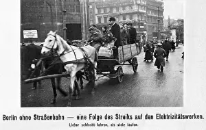 Strikes: Passenger transportation during the electricity