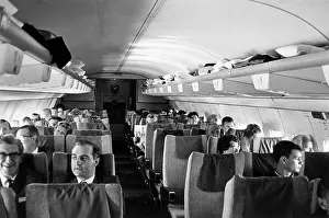 Headrests: PASSENGERS ON A 727