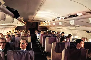 Headrests: PASSENGERS ON A 727